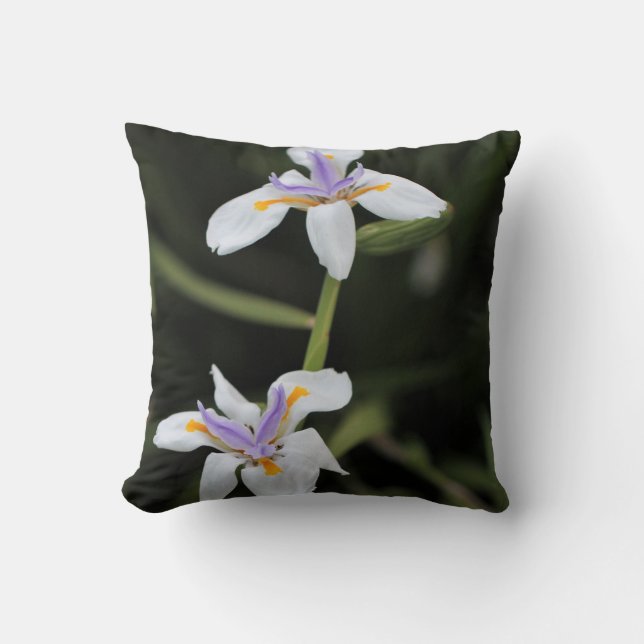 Almohada de tiro salvaje del iris (Anverso)