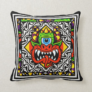 Almohada de tiro tribal moderna