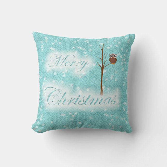 almohada de tiro verde azulada de las Felices (Anverso)