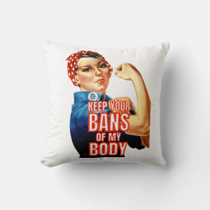 almohada de tiro "WOMEN'S RIGHTS 101"