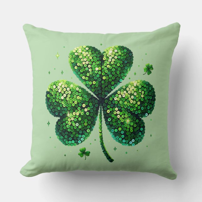 Almohada de trébol de San Patricío (Anverso)