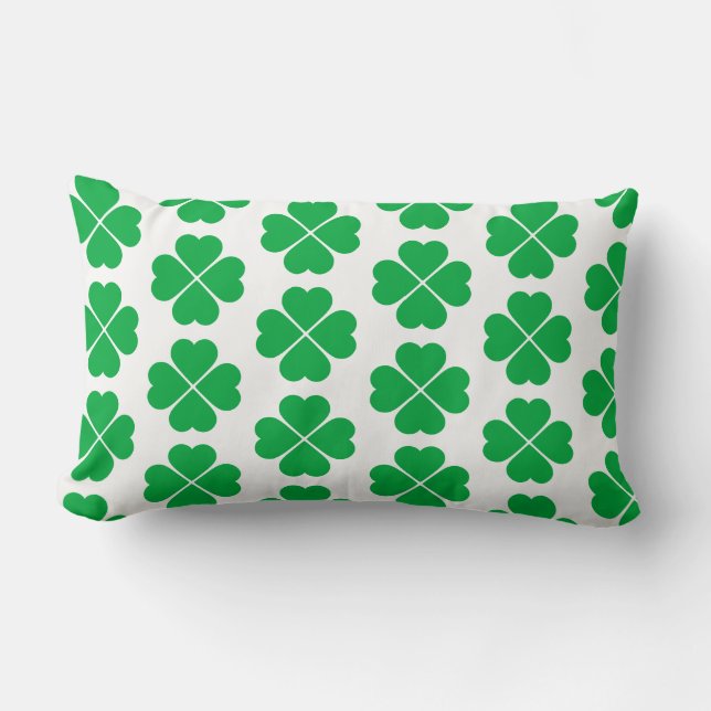 Almohada de trébol de San Patricio (Anverso)