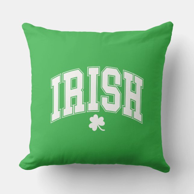 Almohada de trébol de San Patricio (Anverso)