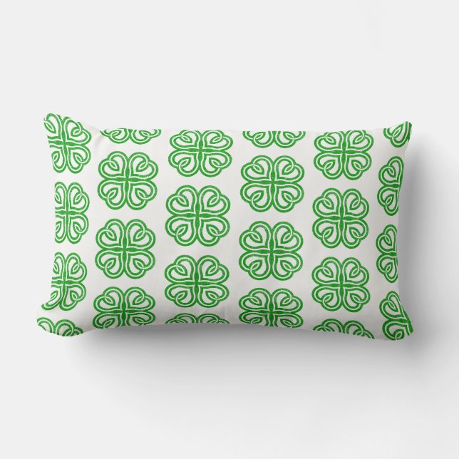 Almohada de trébol de San Patricio (Anverso)