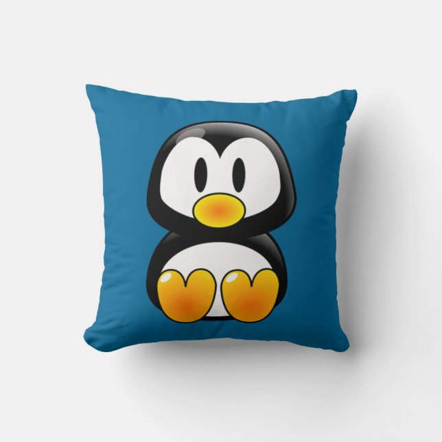 almohada de tubo de pingüino de bebé (Anverso)