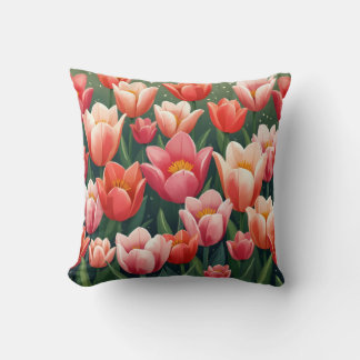 almohada de tulipán