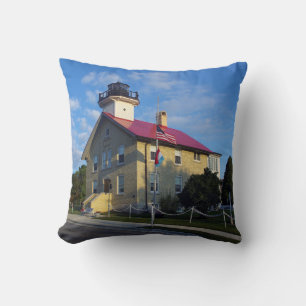 Almohada de un solo lado del faro de Port Washingt