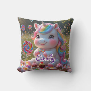 Almohada de unicornio con sabor a caramelo - Nombr