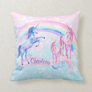 Almohada de unicornio personalizada
