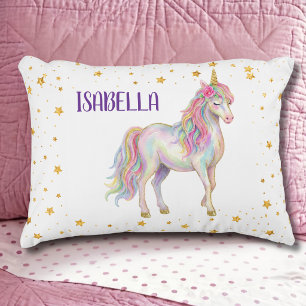 Almohada de Unicornio Personalizada para la Habita