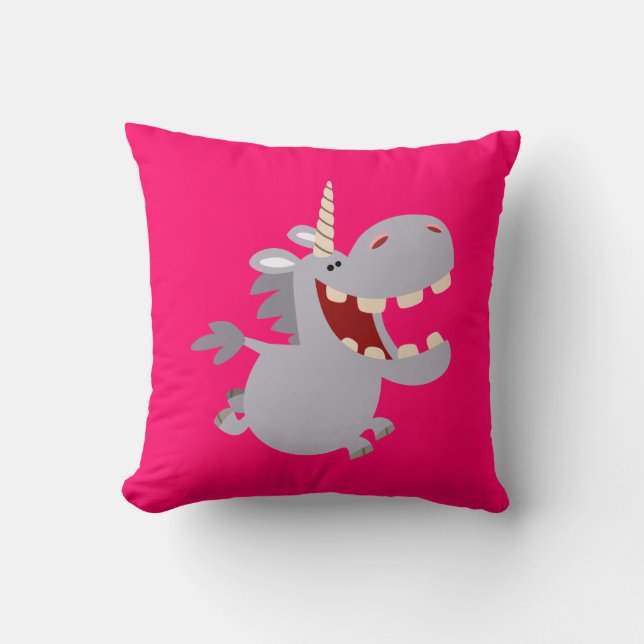 Almohada de unicornio, Personalizado cutáneo de to (Anverso)