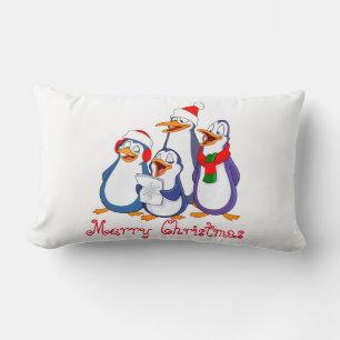 Almohada de vacaciones-Pengüinos alegres