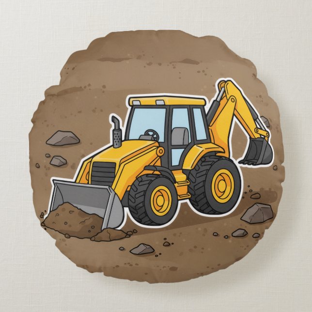 Almohada de Vehículo de Construcción (Anverso)