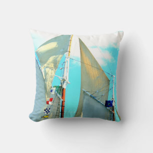 almohada de velas de goleta