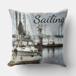 Almohada de velero Decoración de tema náutico