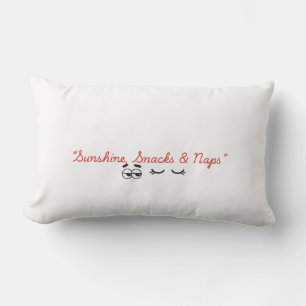 Almohada de verano Snacks y siestas lumbares