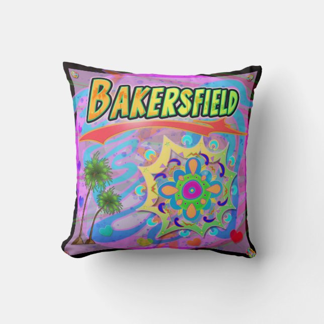 Almohada de Verdadero Progreso de Bakersfield (Anverso)