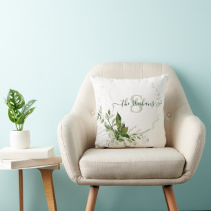 Almohada de Verdor con Monograma