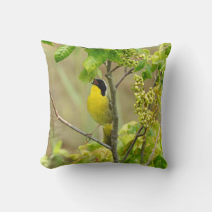almohada de vida silvestre, pájaros, garganta amar