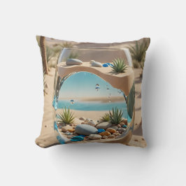 Almohada de vidrio Oasis del Desierto