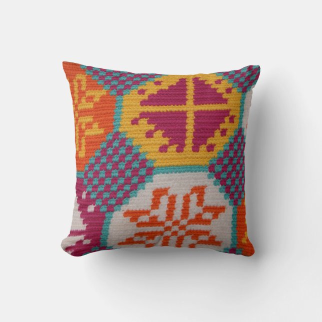 Almohada de Wayuu MoJo (Anverso)