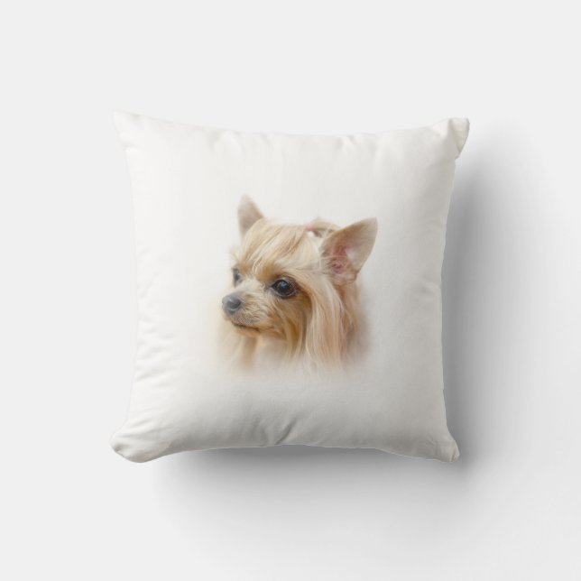 almohada de Yorkshire Terrier Puppy (Anverso)