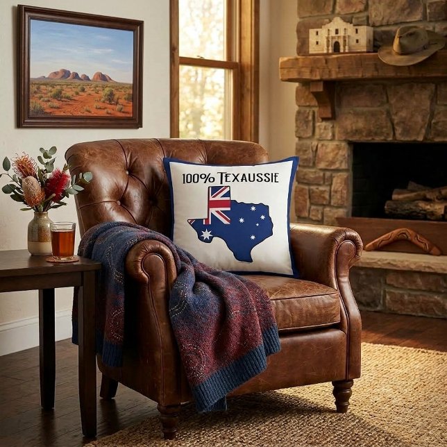 Almohada decorativa 100% Texaussie (Subido por el creador)