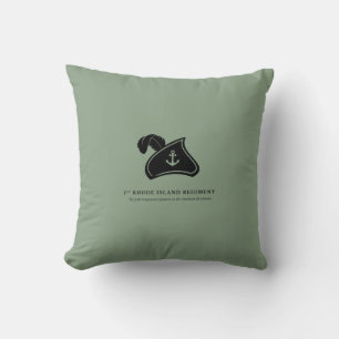 Almohada Decorativa — 1er Regimiento de Rhode Isla