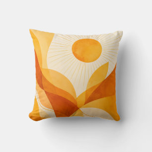 Almohada decorativa abstracta Golden Sunrise