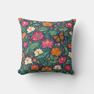 Almohada decorativa Abstracta Mariposa Loto Mexica