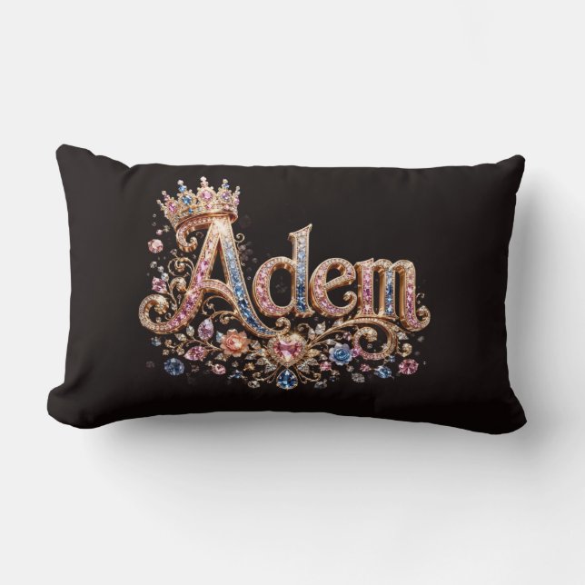 Almohada decorativa Adam Crown (Anverso)