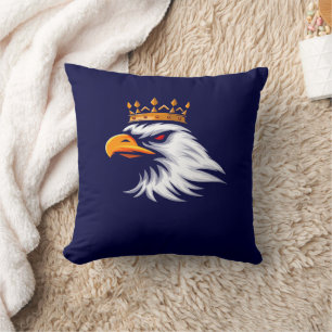 Almohada Decorativa Águila Corona Real