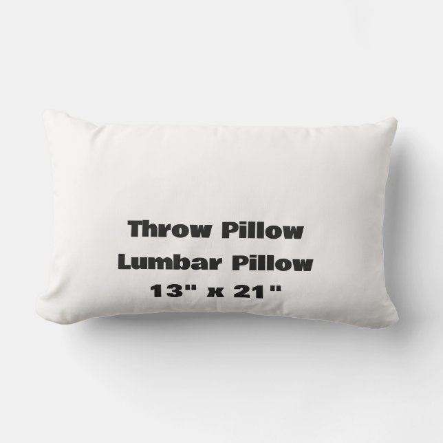 Almohada Decorativa, Almohada Lumbar 33 cm x 53 cm (Anverso)