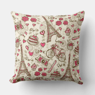 Almohada Decorativa 'Amo París'