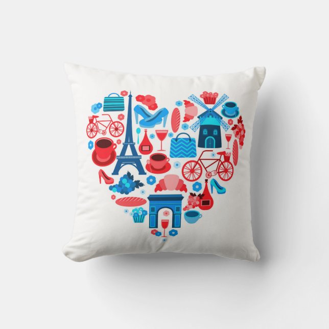 Almohada Decorativa-Amor París (Anverso)