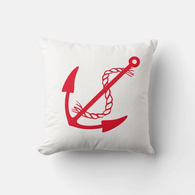 Almohada decorativa ancla (Anverso)
