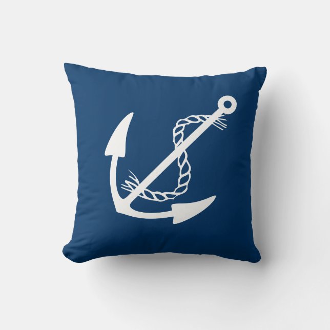 Almohada decorativa ancla (Anverso)