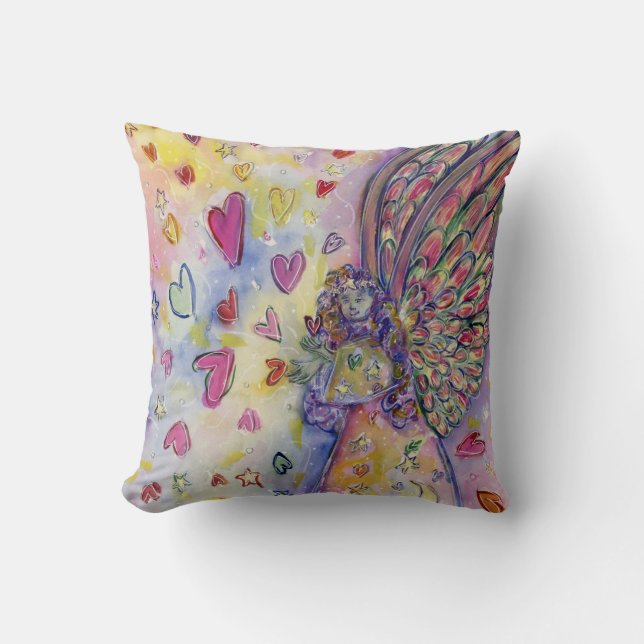 Almohada decorativa Ángel Guardián del Universo Ma (Anverso)