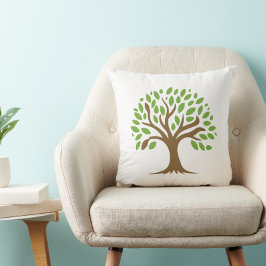 Almohada decorativa Árbol Verde de la Vida Botánic