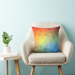 Almohada decorativa Arcoíris Caleidoscopio