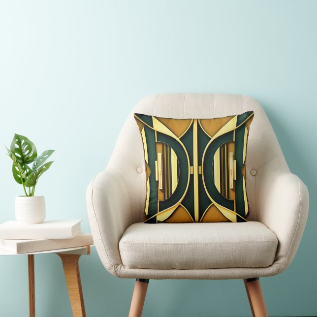 Almohada decorativa Art Deco (Silla)