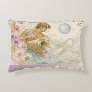 Almohada decorativa Art Nouveau Acuario