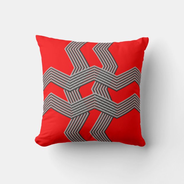 almohada decorativa arte abstracto decoración de h (Anverso)