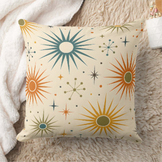 Almohada decorativa Atomic Sunburst de estilo mode