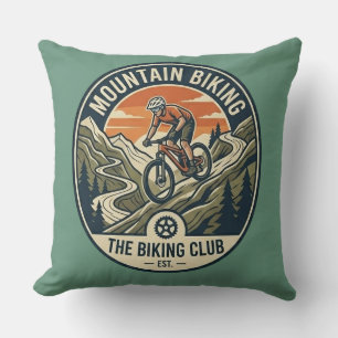 Almohada Decorativa Aventura Club de Ciclismo de M
