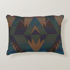 Almohada decorativa azteca del suroeste