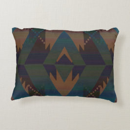 Almohada decorativa azteca del suroeste