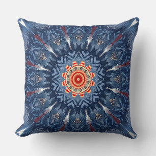 Almohada decorativa azul