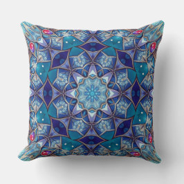 Almohada decorativa azul