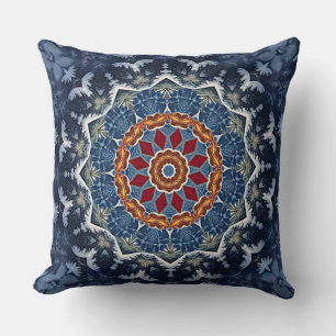 Almohada decorativa azul